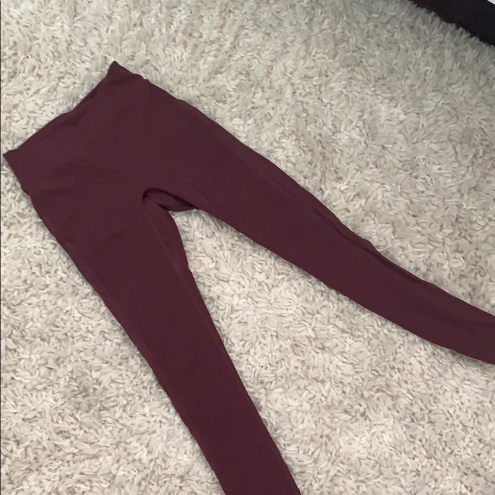 Berry Red Gymshark Form Leggings